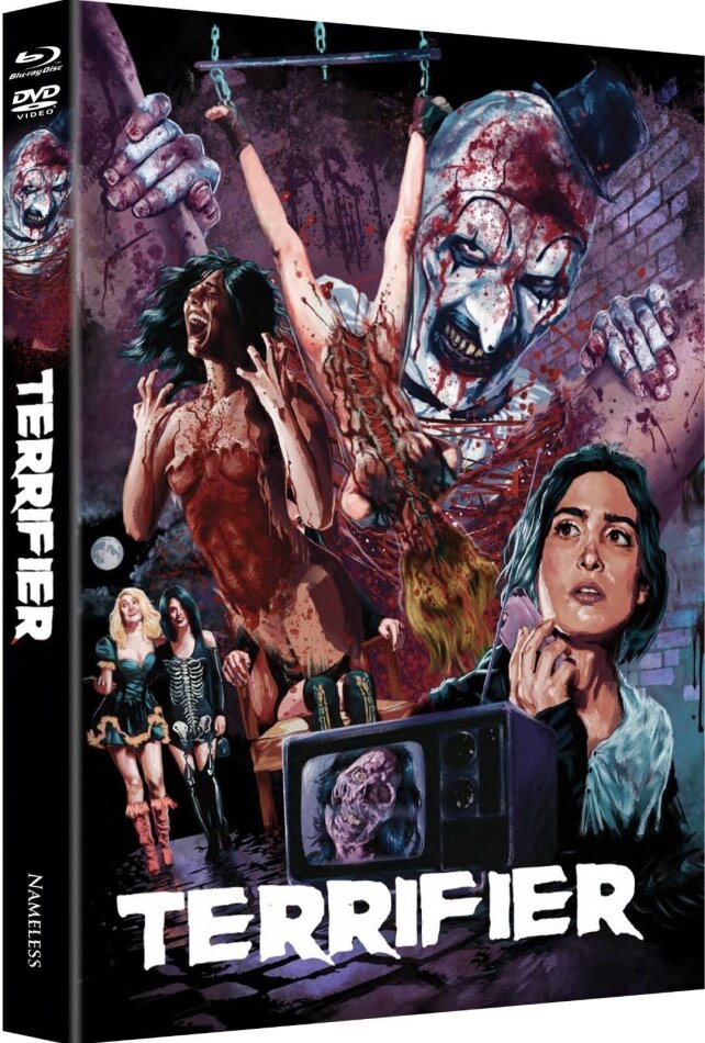 Terrifier (2016) Cover L, Limited Edition, Mediabook, Blu-ray + DVD