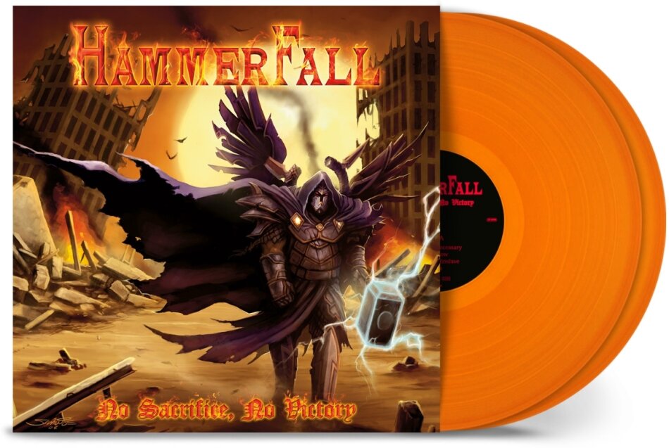 Hammerfall - No Sacrifice No Victory 2025 Reissue, Nuclear Blast, Orange Vinyl, 2 LPs