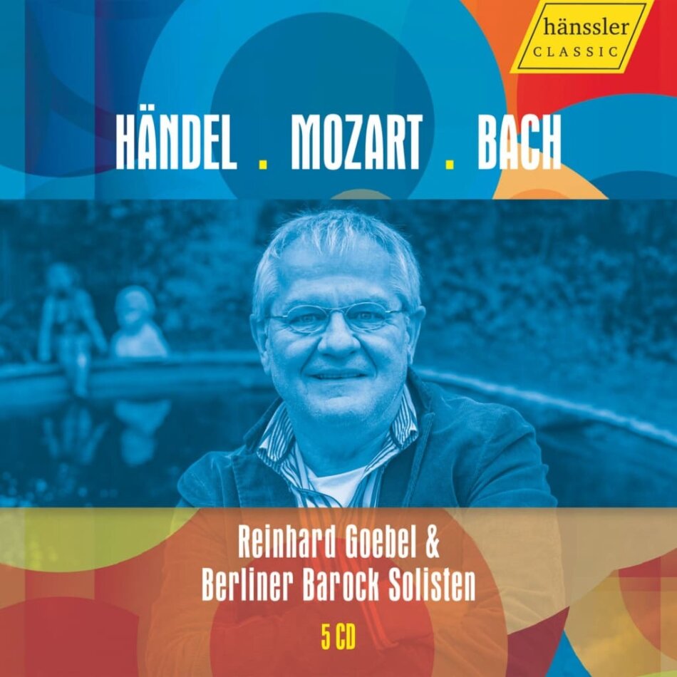Georg Friedrich Händel (1685-1759), Wolfgang Amadeus Mozart (1756-1791), Johann Sebastian Bach (1685-1750), Reinhard Goebel, … - Händel - Mozart - Bach 5 CD
