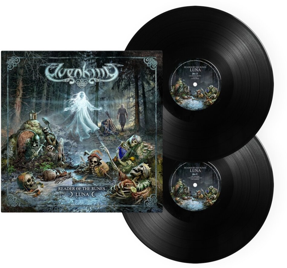 Elvenking - Reader Of The Runes-Luna Black Vinyl, 2 LPs