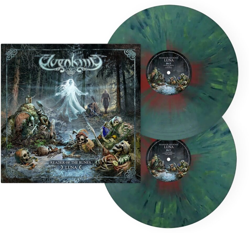Elvenking - Reader Of The Runes-Luna Gatefold, Limited Edition, Splatter Vinyl, 2 LPs