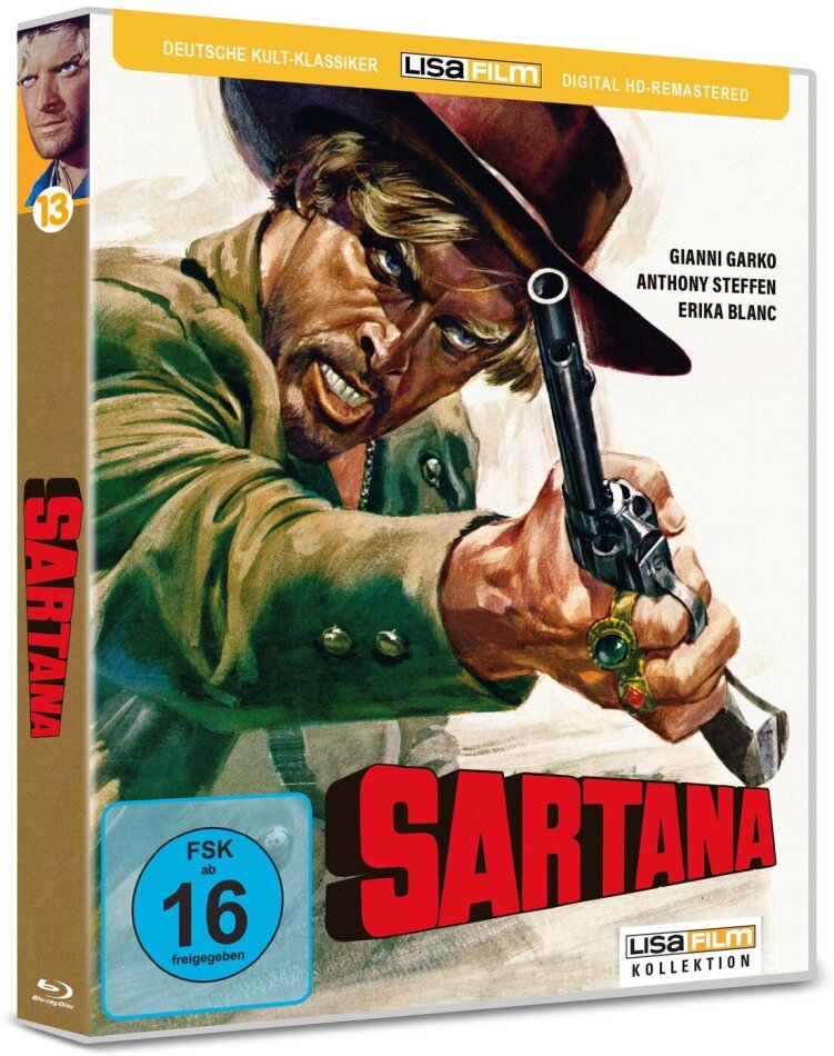 Sartana (1966) Deutsche Filmklassiker, Lisa Film Kollektion, Uncut