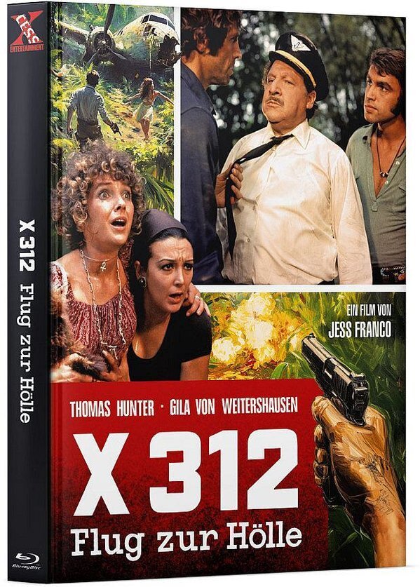 X 312 - Flug zur Hölle (1971) Cover C, Limited Edition, Mediabook, Blu-ray + DVD