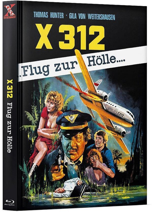X 312 - Flug zur Hölle (1971) Cover A, Limited Edition, Mediabook, Blu-ray + DVD