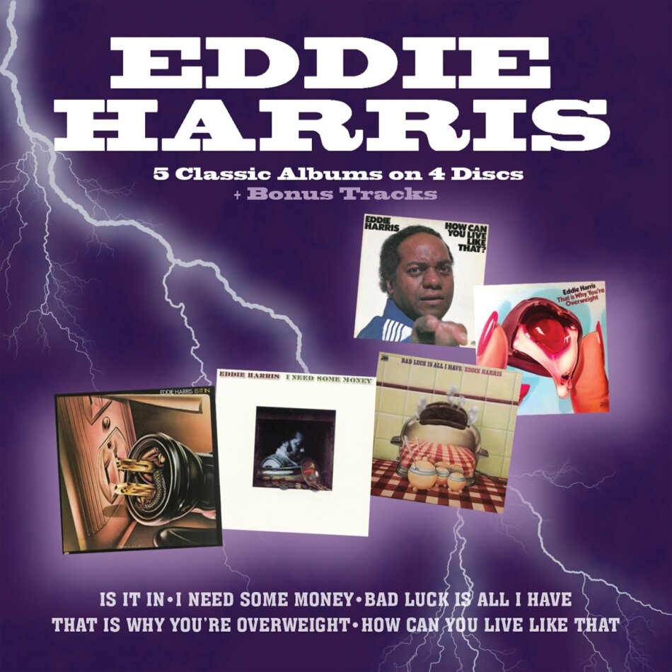 Eddie Harris - Is It In / I Need Some Money / Bad Luck Is All I 4 CDs
