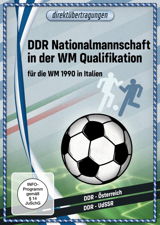 Direktübertragungen - DDR Nationalmannschaft in der WM-Qualifikation für die WM 1990 in Italien