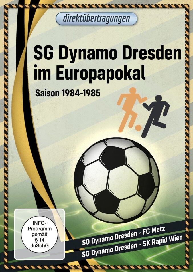 Direktübertragungen - SG Dynamo Dresden im Europapokal: Saison 1984-1985