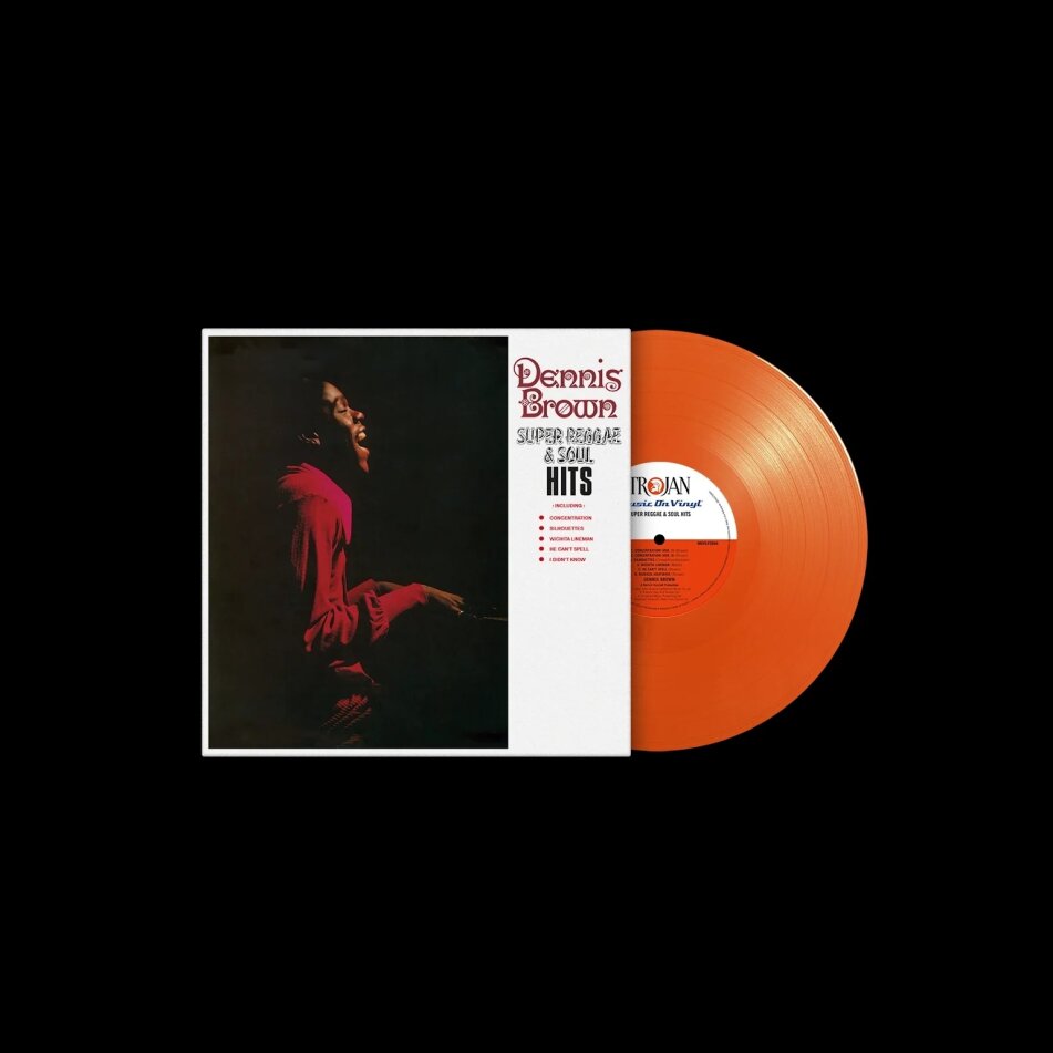 Dennis Brown - Super Reggae & Soul Hits 2025 Reissue, Music On Vinyl, Orange Vinyl, LP