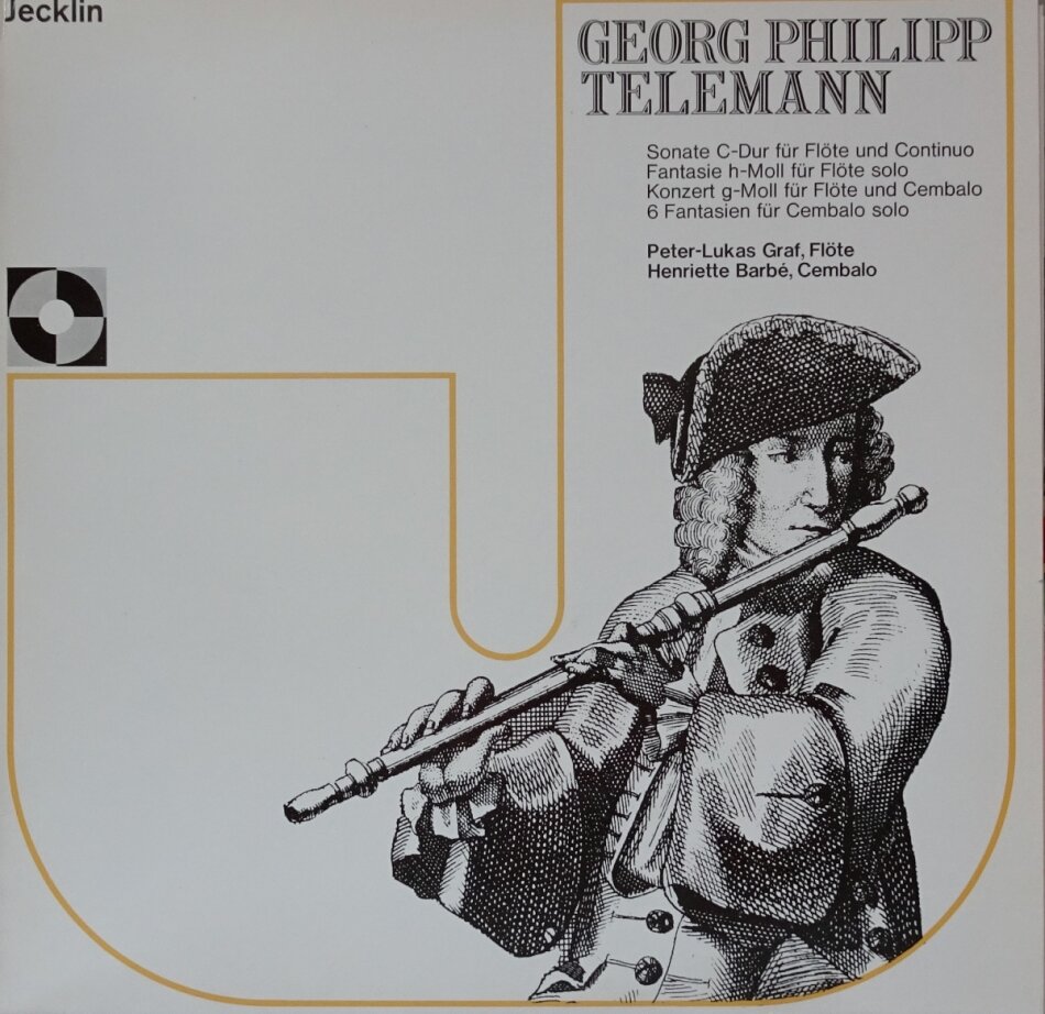 Georg Philipp Telemann (1681-1767), Peter Lukas Graf & Henriette Barbé - Musik für Flöte und Cembalo LP