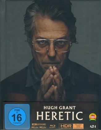 Heretic (2024) (Cover A, Limited Edition, Mediabook, 4K Ultra HD + Blu-ray)