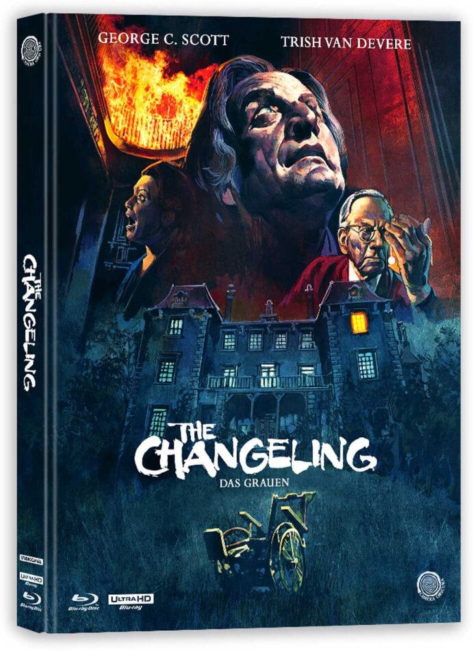 The Changeling (1980) Cover B, Édition Limitée, Mediabook, 4K Ultra HD + Blu-ray