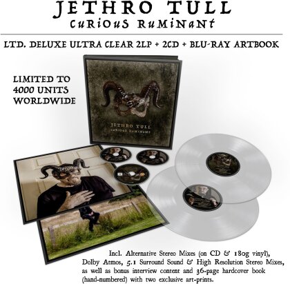 Jethro Tull - Curious Ruminant (Artbook, Ultra Clear Vinyl, 2 LP + 2 CD + Blu-ray)