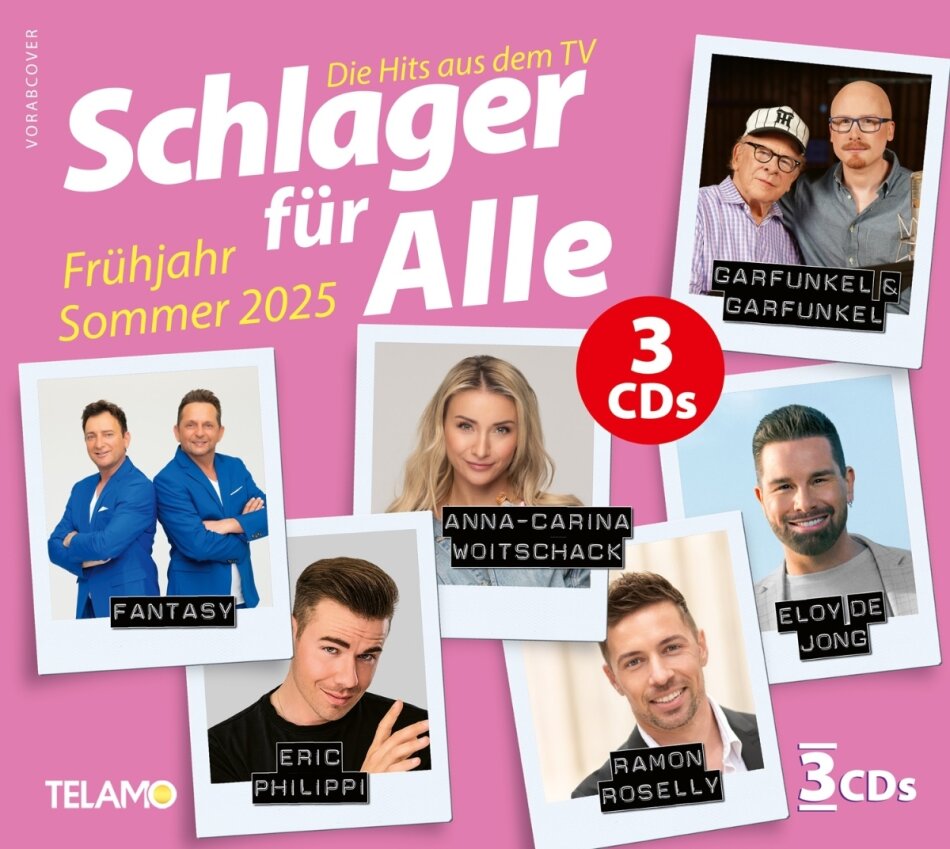 Schlager für Alle: Frühjahr/Sommer 2025 3 CDs