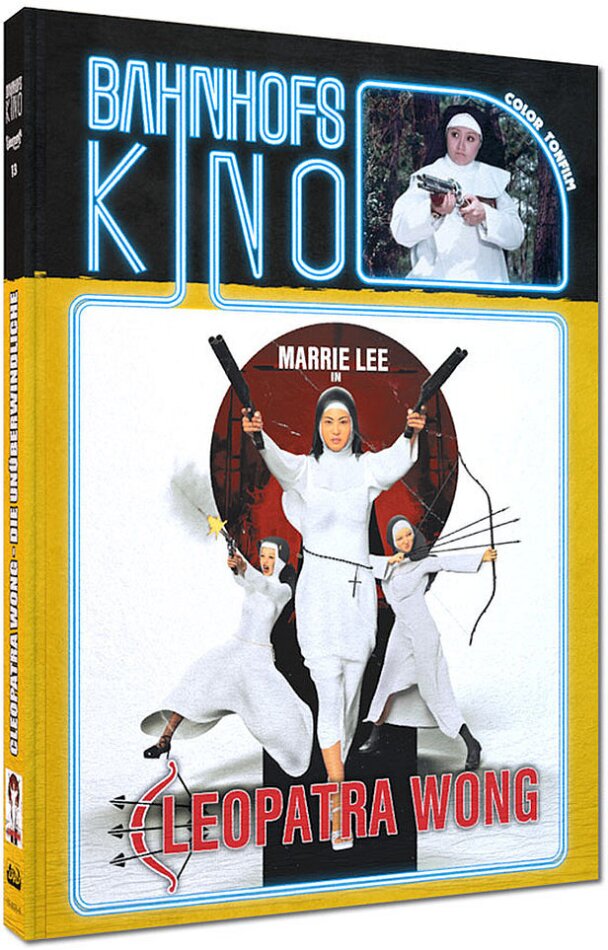 Cleopatra Wong (1978) Cover B, Bahnhofskino, Édition Limitée, Mediabook, Blu-ray + DVD