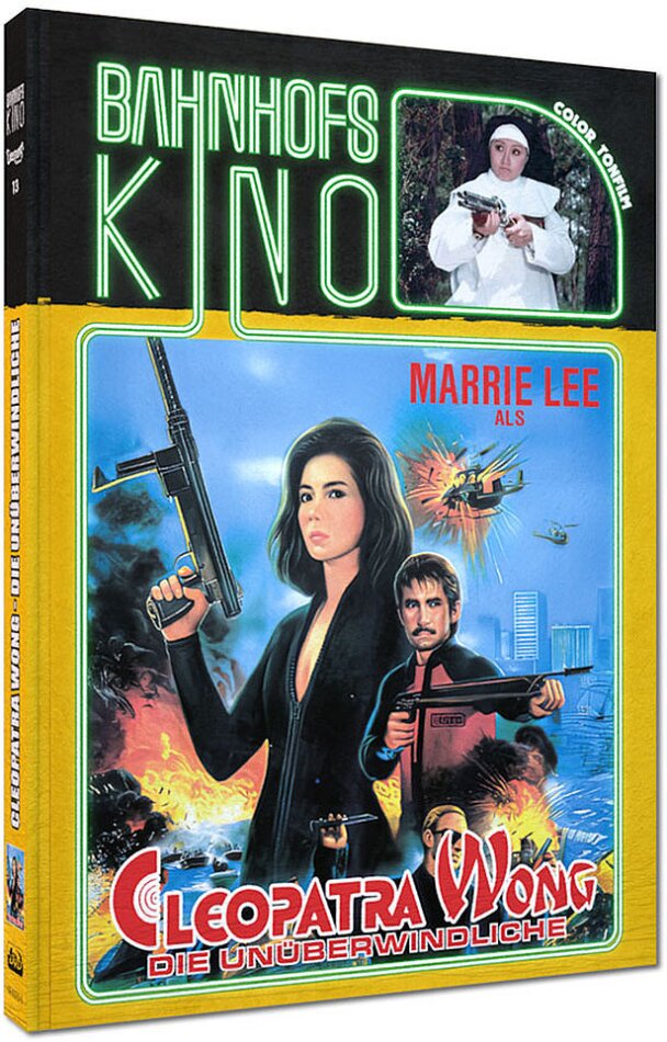 Cleopatra Wong - Die Unüberwindliche (1978) Cover C, Bahnhofskino, Limited Edition, Mediabook, Blu-ray + DVD