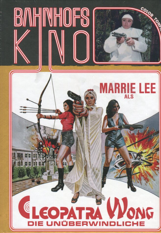Cleopatra Wong - Die Unüberwindliche (1978) Cover A, Bahnhofskino, Édition Limitée, Mediabook, Blu-ray + DVD