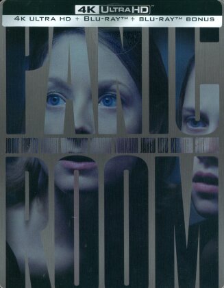 Panic Room (2002) (&Eacute;dition Limit&eacute;e, Steelbook, 4K Ultra HD + 2 Blu-ray)