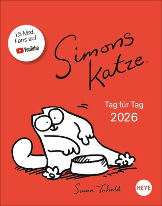 Simons Katze Tagesabrei&szlig;kalender 2026