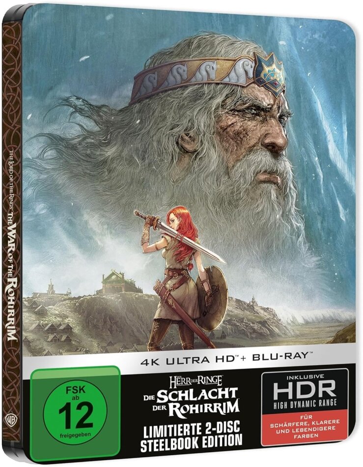 Der Herr der Ringe: Die Schlacht der Rohirrim (2024) Édition Limitée, Steelbook, 4K Ultra HD + Blu-ray