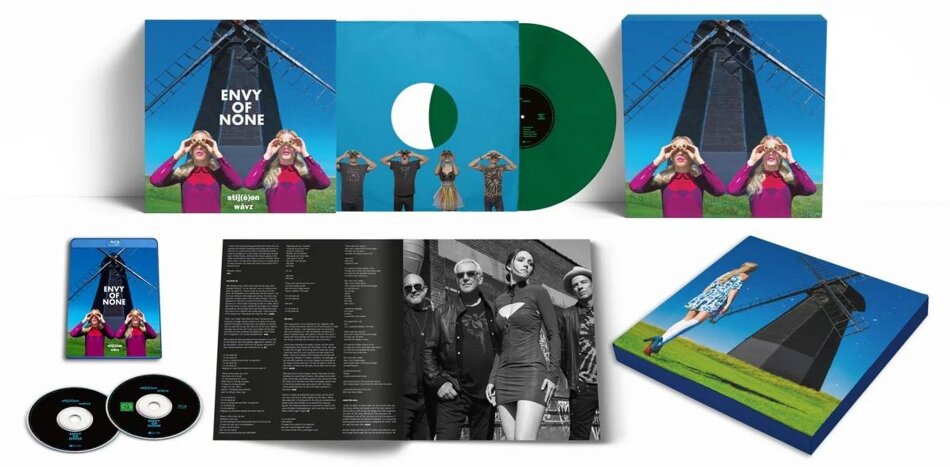 Envy Of None (Alex Lifeson from Rush) - Stygian Waves Deluxe Boxset, 140 Gramm, Limited Edition, Black/Green/Clear Vinyl, LP + CD + Blu-ray