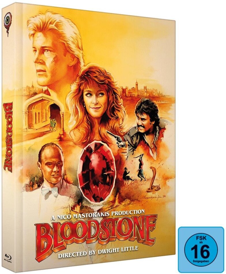 Bloodstone (1988) Cover B, Limited Edition, Mediabook, Blu-ray + DVD