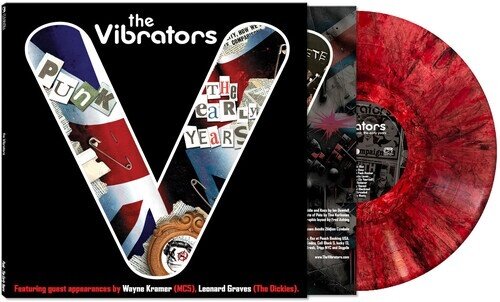 The Vibrators - Punk: The Early Years 2025 Reissue, Cleopatra, Red Vinyl, LP