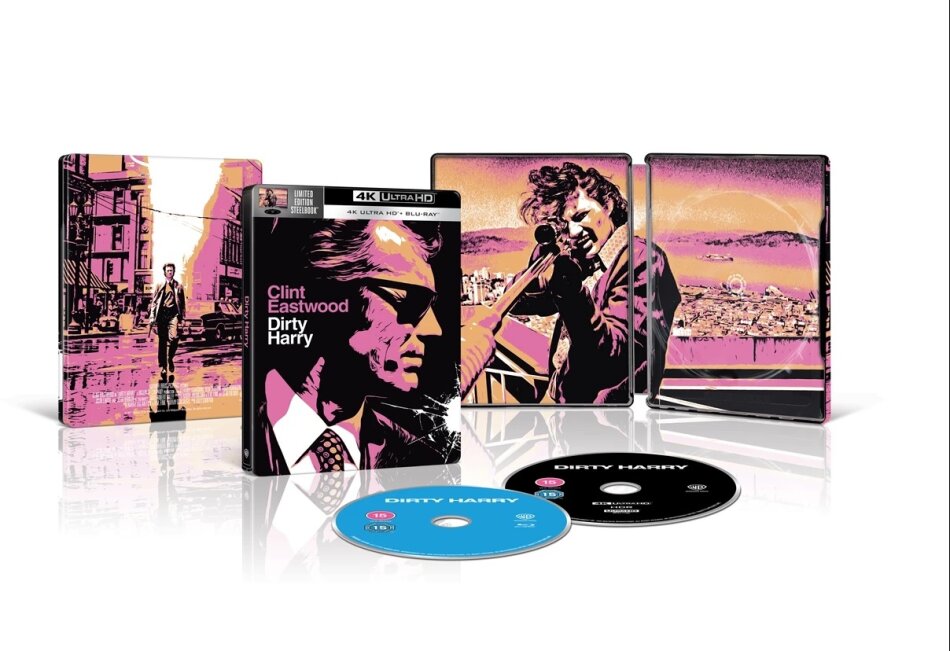 Dirty Harry (1971) Limited Edition, Steelbook, 4K Ultra HD + Blu-ray