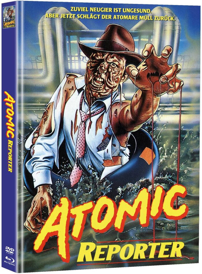 Atomic Reporter (1990) Cover A, Super Spooky Stories, Edizione Limitata, Mediabook, Blu-ray + DVD