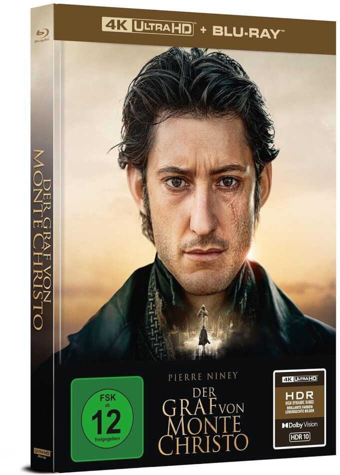 Der Graf von Monte Christo (2024) Limited Collector's Edition, Mediabook, 4K Ultra HD + Blu-ray
