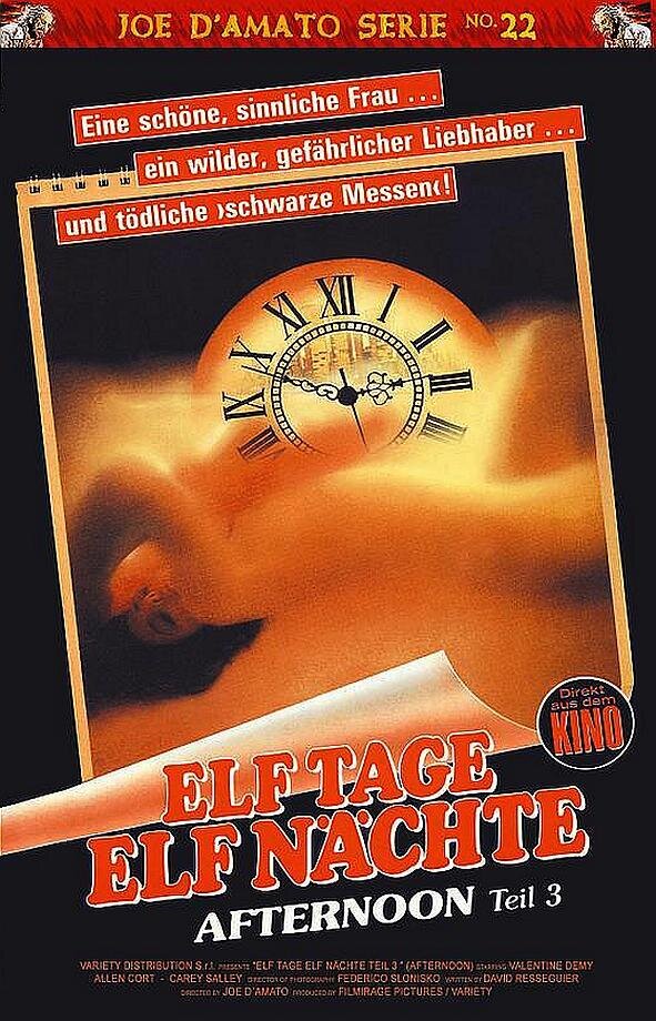 Elf Tage Elf Nächte - Afternoon Teil 3 (1989) Grosse Hartbox, Cover A, Joe D'Amato Serie, Limited Edition