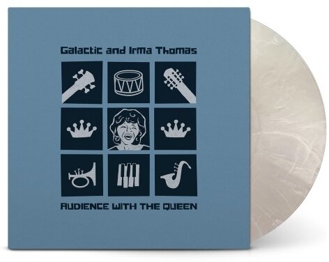 Galactic & Irma Thomas - Audience With The Queen Limited Edition, Clear White Smoke Vinyl, LP