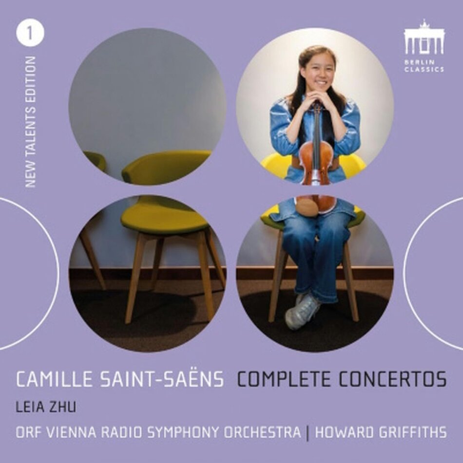 Camille Saint-Saëns (1835-1921), Howard Griffiths, Leia Zhu & ORF Vienna Radio Symphony Orchestra - Complete Concertos New Talents Edition
