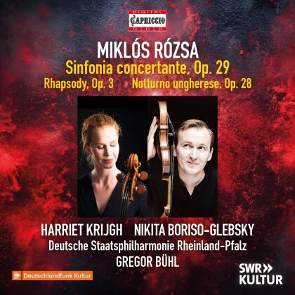 Mikl&oacute;s R&oacute;zsa (1907-1995), Gregor B&uuml;hl, Nikita Boriso-Glebsky, Harriet Krijgh & Deutsche Staatsphilharmonie Rheinland-Pfalz - Sinfonia Concertante, Rhapsody For Cello