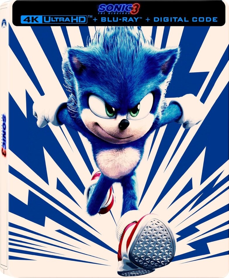 Sonic the Hedgehog 3 (2024) Edizione Limitata, Steelbook, 4K Ultra HD + Blu-ray