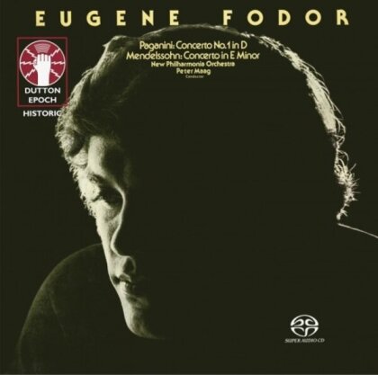Eugene Fodor, New Philharmonia Orchestra, Felix Mendelssohn-Bartholdy (1809-1847), Nicolo Paganini & Camille Saint-Sa&euml;ns (1835-1921) - Concerto No. 1 In D / Concerto In E Minor (Hybrid SACD)