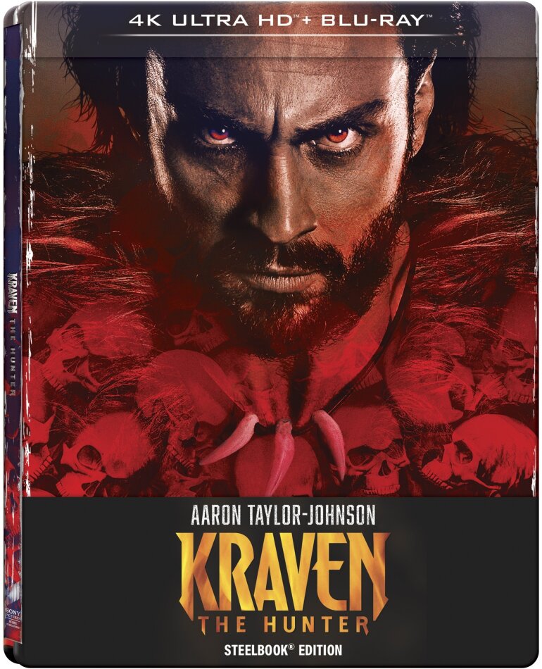 Kraven il cacciatore (2024) Limited Edition, Steelbook, 4K Ultra HD + Blu-ray
