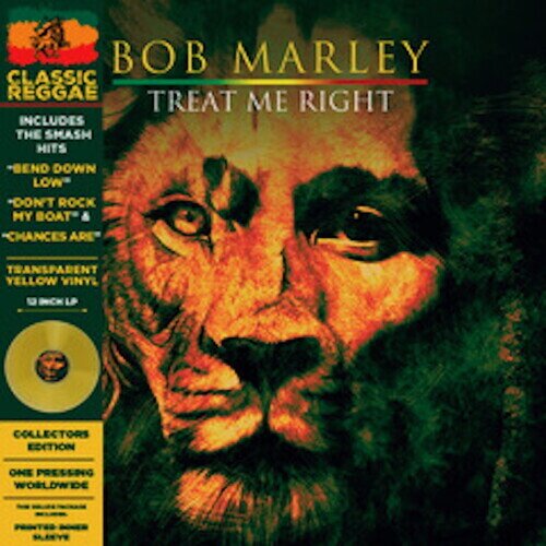 Bob Marley - Treat Me Right 2025 Reissue, Deluxe Edition, Limited Edition, Remastered, Yellow Vinyl, LP