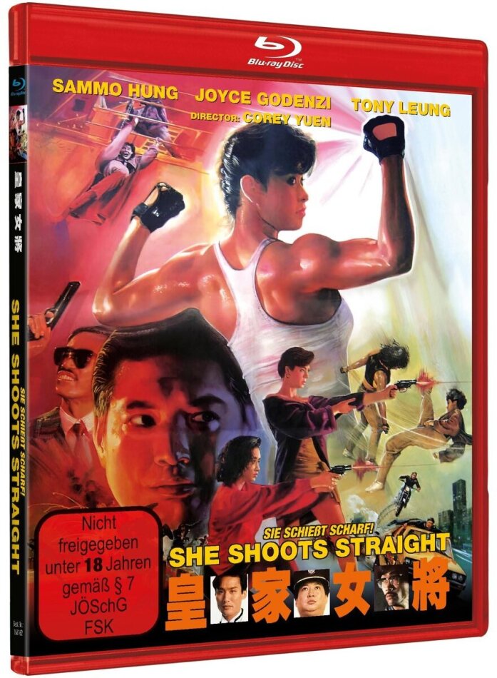She shoots straight - Sie schiesst scharf! (1990) Cover B, Limited Edition, Remastered, Uncut