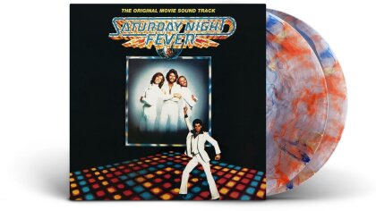 Saturday Night Fever - OST (2025 Reissue, Gatefold, Limited Edition, Red, Orange & Blue Marble Vinyl, 2 LPs)
