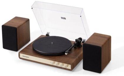 Crosley - C65 RECORD PLAYER WITH SPEAKERS (Walnut)