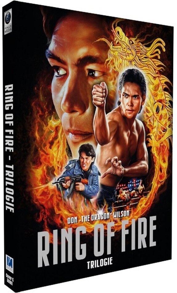 Ring of Fire 1-3 - Trilogie Wattiert, Limited Edition, Mediabook, Uncut, 4 Blu-rays