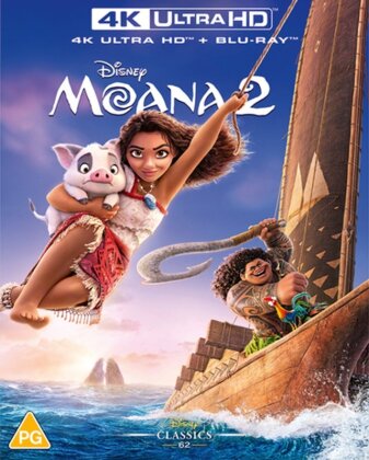 Moana 2 (2024) (Disney Classics, 4K Ultra HD + Blu-ray)