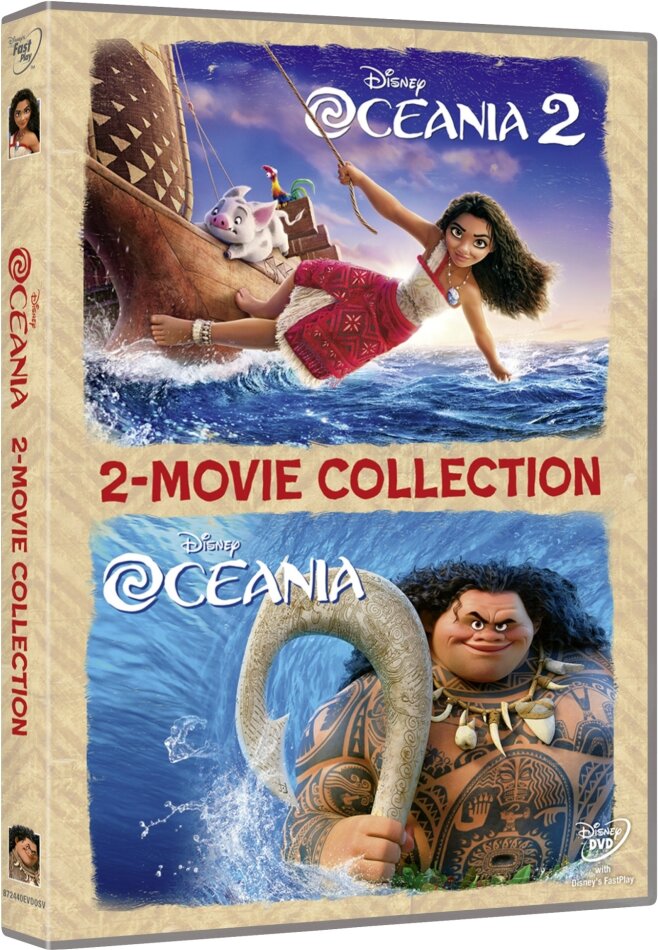 Oceania (2016) / Oceania 2 (2024) 2 DVDs