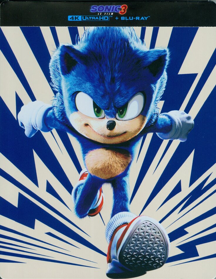 Sonic 3 - Le film (2024) Édition Limitée, Steelbook, 4K Ultra HD + Blu-ray