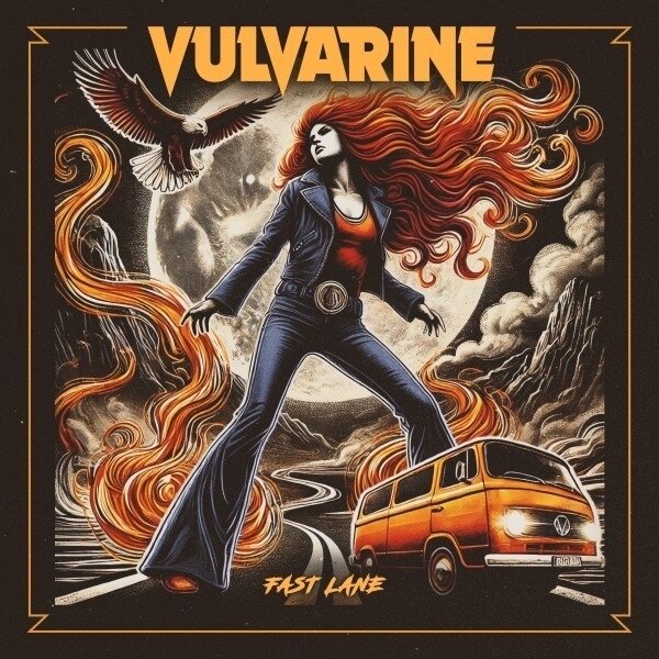 Vulvarine - Fast Lane Translucent Orange Vinyl, LP