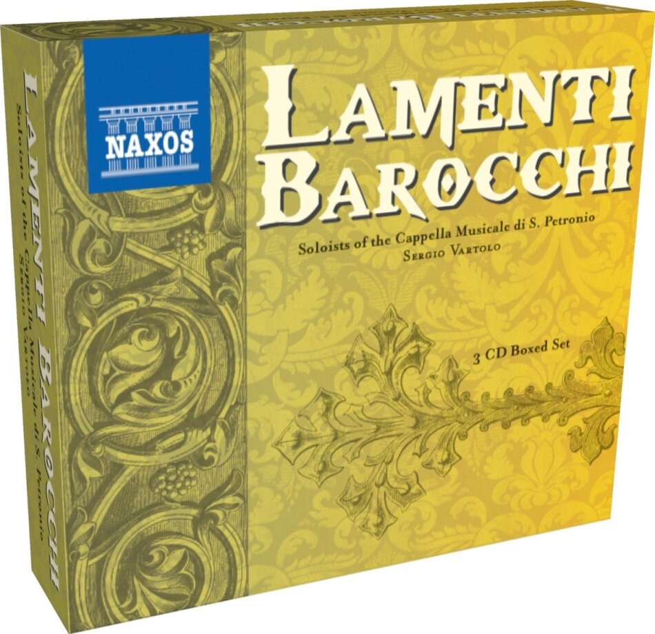 Soloists of the Cappella Musicale di S. Petronio & Sergio Vartolo - Lamenti Barocchi 3 CDs