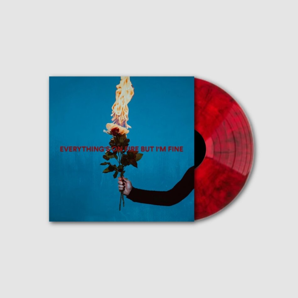 As December Falls - Everything's On Fire But I'm Fine Red Vinyl, LP