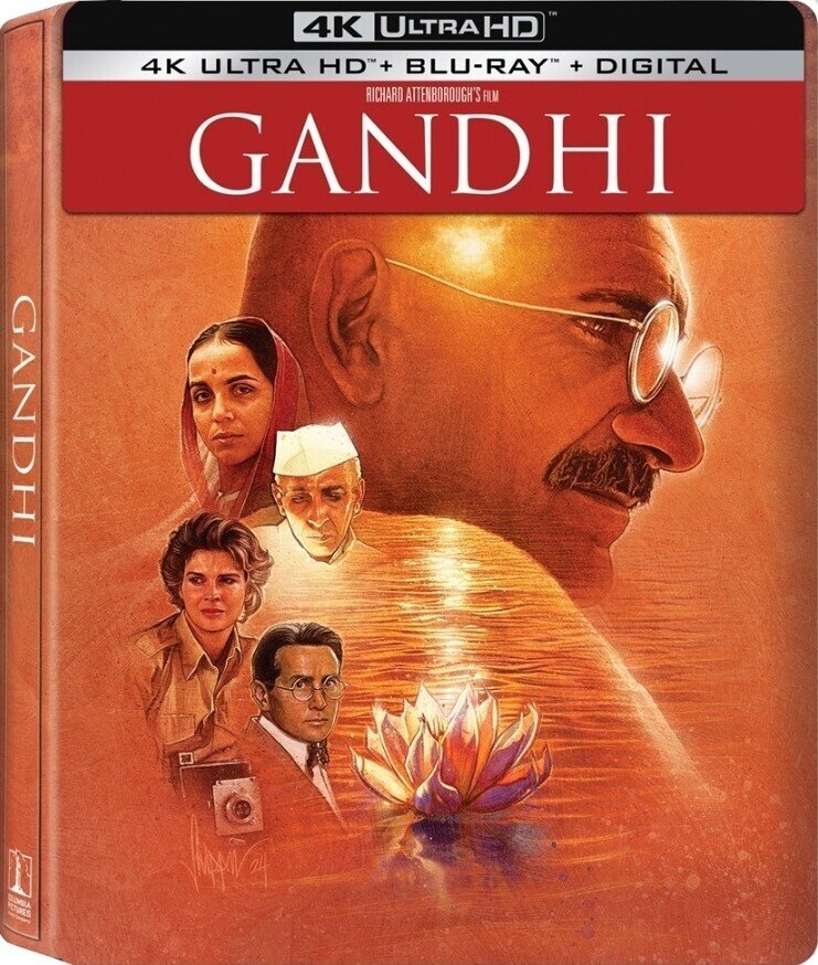 Gandhi (1982) Limited Edition, Steelbook, 4K Ultra HD + Blu-ray