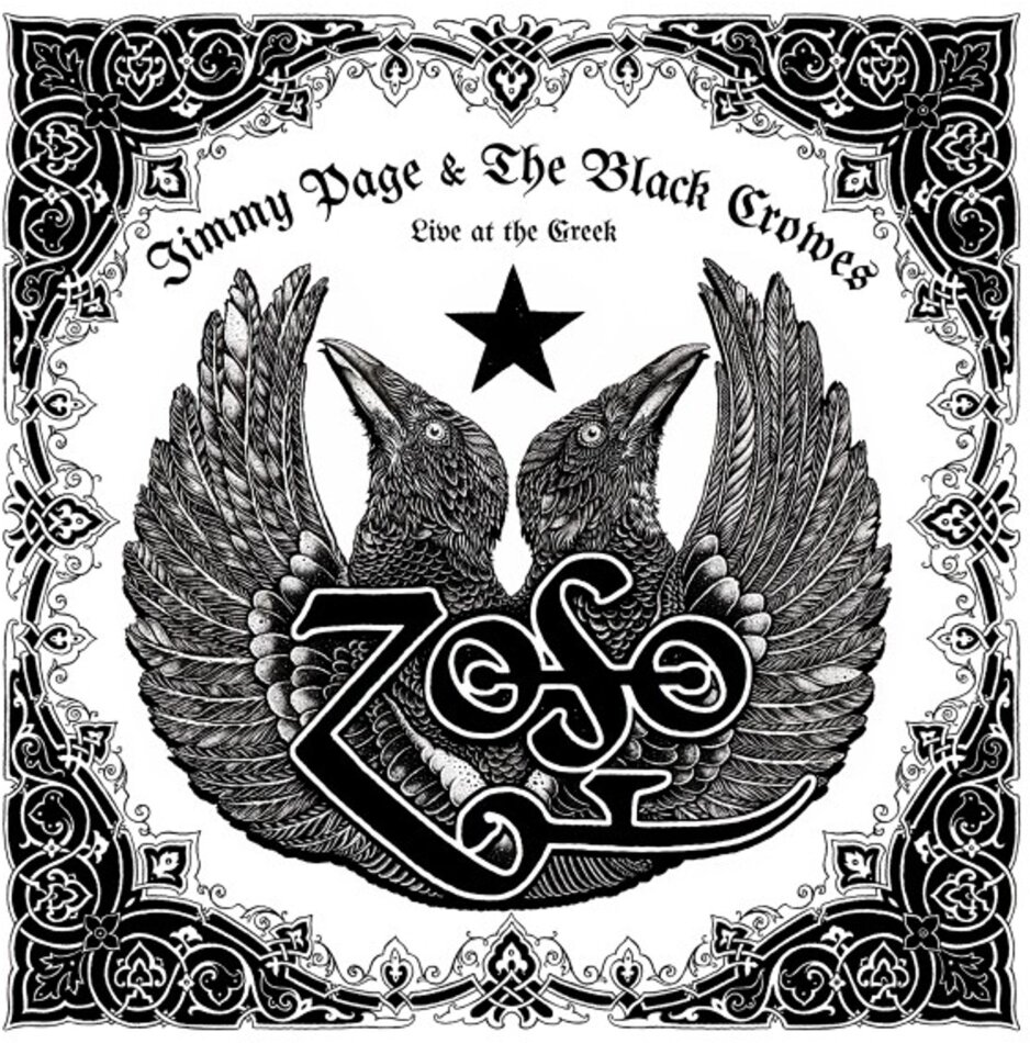 Jimmy Page & The Black Crowes - Live At The Greek 2025 Reissue, Black Crowes Partner, Oversize Item, 6 LP