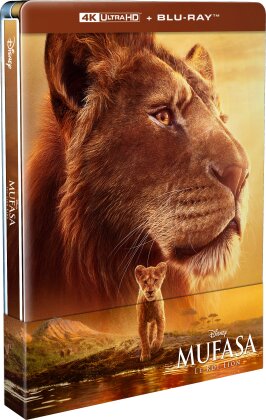 Mufasa: Le Roi Lion (2024) (&Eacute;dition Limit&eacute;e, Steelbook, 4K Ultra HD + Blu-ray)